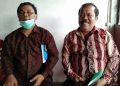 Ketua Panitia Sinode HKBP Distrik V Sumatera Timur, Pdt Ramses Manurung STh didampingi sekretaris panitia Pdt Masdar Manalu MTh. (Foto | Teks: konstruktif.id/Ingot Simangunsong)