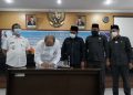 Pensahan APBD itu dipimpin Ketua DPRD Tebingtinggi Basyaruddin Nasution dan Wakil Ketua DPRD.