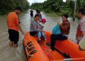 Kondisi banjir di Nias Utara