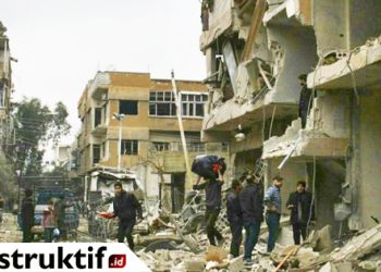 Kota di Suriah Porak-poranda Dihujani Bom, Pesawat Tempur dari Negara Ini Pelakunya