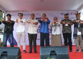 Plt Wali Kota Pematang Sianțar dr Susanti Dewayani SpA diwakili Asisten III Drs Pardamean Silaen MSi menghadiri  acara Pembukaan Siantar Digi Fest  2022 (f:ist)