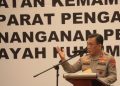 Kapoldasu Irjen Pol Panca Putra Simanjuntak saat menghadiri pelatihan peningkatan kemampuan APH dan APIP.(f:ist/konstruktif)