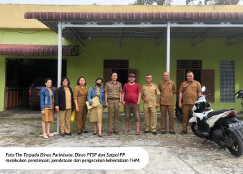 Tim Terpadu Dinas Pariwisata, Dinas PTSP dan Satpol PP melakukan Pembinaan, Pendataan dan Pengecekan Keberadaan HTM