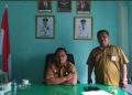 Kepala Cabang Dinas Pematangsiantar  Dinas Pendidikan Provinsi Sumatera Utara James Andohar Siahaan Bersama Ketua Panitia Perayaan Hari Natal Tahun 2022 Drs. Hamonangan Aruan. (f:ist/konstruktif)