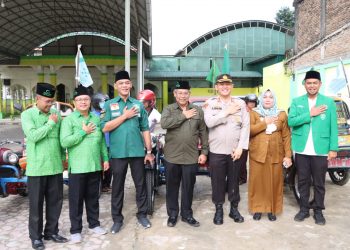 Peringatan Hari Ulang Tahun Al-Jamiyatul Washliyah di Lapangan Bola Kaki eks Kantor Camat Tapian Dolok Nagori Purbasari Kecamatan Tapian Dolok Kabupaten Simalungun (f:ist/konstruktif)