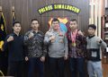 Kapolres Simalungun  menerima Aduiensi dari PSSC Patunggung Simalungun Siantar Club (f:ist/konstruktif)