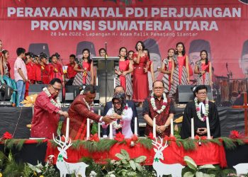 Perayaan Natal PDI Perjuangan (f:ist/konstruktif)