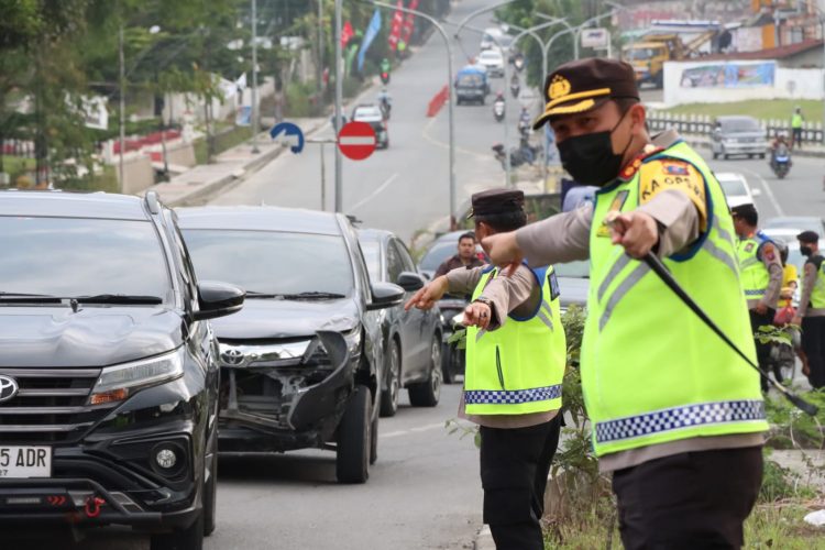 Kegiatan Pengamanan Operasi Lilin Toba 2022 (f:ist/konstruktif)