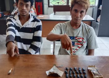 Penangkapan dua pria pemilik 19 Paket Ganja (f:ist/konstruktif)