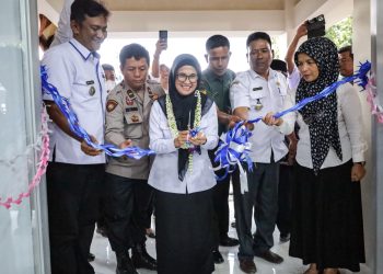 Peresmian Kantor Lurah Mekar Nauli Kecamatan Siantar Marihat, di Jalan Pattimura Ujung (f:ist/konstruktif)