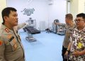 AKBP Ronal F.C Sipayung kesiapan fasilitas sarana prasarana Rumah Sakit Umum Parapat (f:ist/konstruktif)