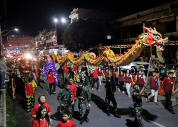 Pawai Naga dan Barongsai (f:ist/konstruktif)