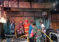 Kebakaran di Jalan Asahan Siantar Estate 
(f:ist/konstruktif)