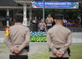 Upacara Operasi Ketupat Toba 2023 (f:ist/konstruktif)