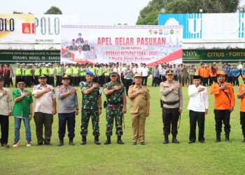 Apel Gelar Pasukan Operasi Ketupat Toba 2023 (f:ist/konstruktif)