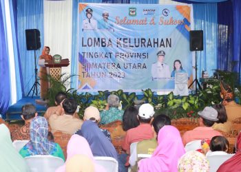 Penilaian Lomba Desa/Kelurahan Tingkat Provinsi Sumut (f:ist/konstruktif)